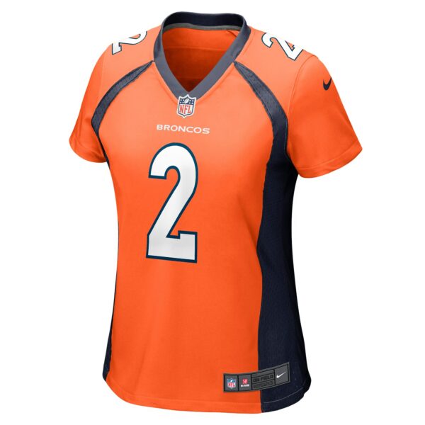 Women’s Denver Broncos Patrick Surtain II Nike Orange Nike Game Jersey