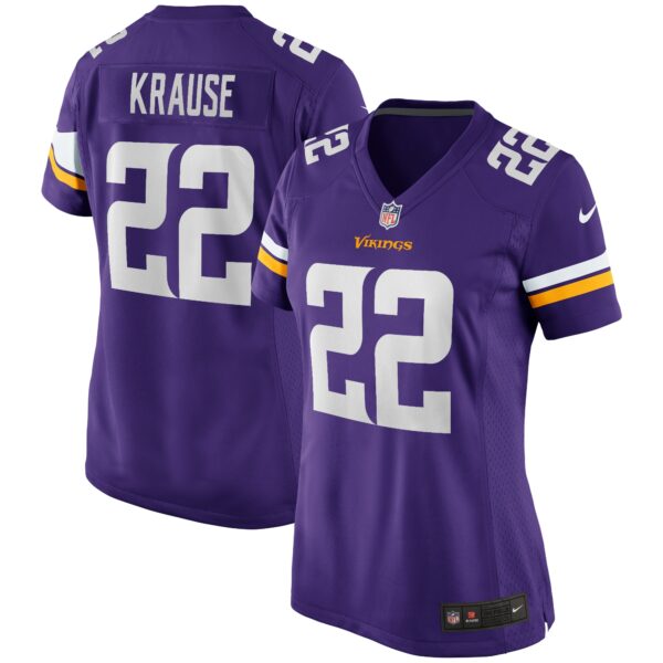 Women’s Minnesota Vikings Paul Krause Nike Purple Game Retired Player Jersey