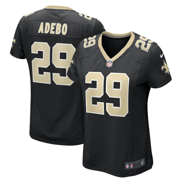 Women’s New Orleans Saints Paulson Adebo Nike Black Game Jersey