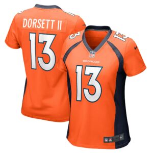 Women's Denver Broncos Phillip Dorsett II Nike Orange Team Game Jersey