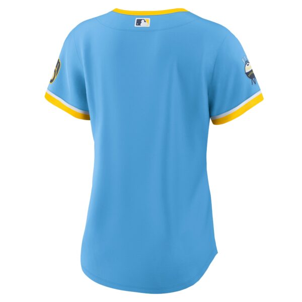 Women’s Milwaukee Brewers Nike Powder Blue 2022 City Connect Replica Team Jersey