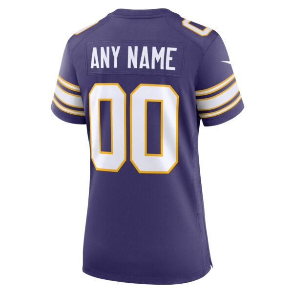 Women’s Minnesota Vikings Nike Purple Classic Custom Game Jersey