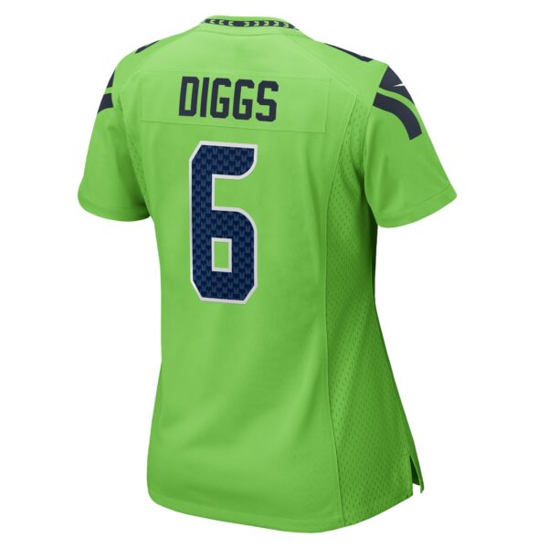 Women’s Seattle Seahawks Quandre Diggs Nike Neon Green Game Jersey