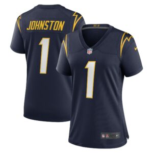 Women's Los Angeles Chargers Quentin Johnston Nike Navy Alternate Game Jersey