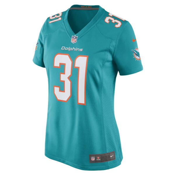 Women’s Miami Dolphins Raheem Mostert Nike Aqua Game Jersey