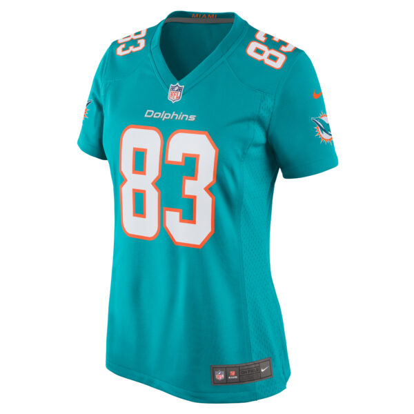 Women’s Miami Dolphins Raleigh Webb Nike Aqua Team Game Jersey