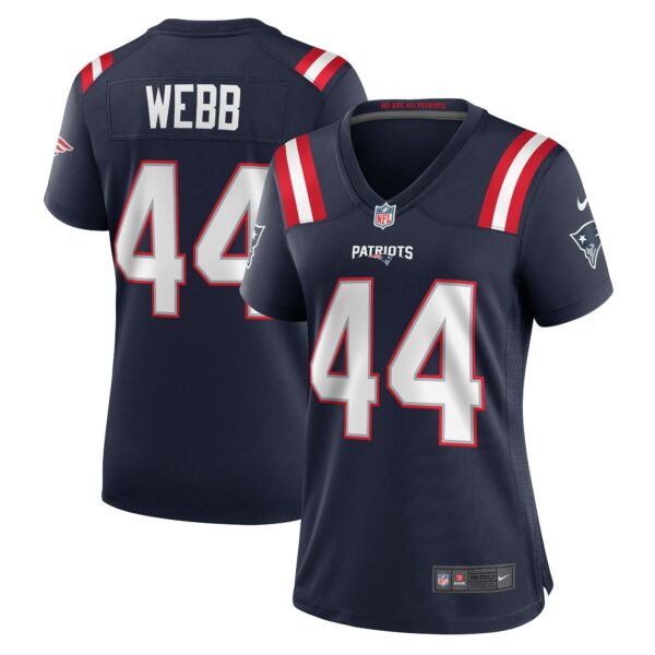 Women’s New England Patriots Raleigh Webb Nike Navy Home Game Player Jersey