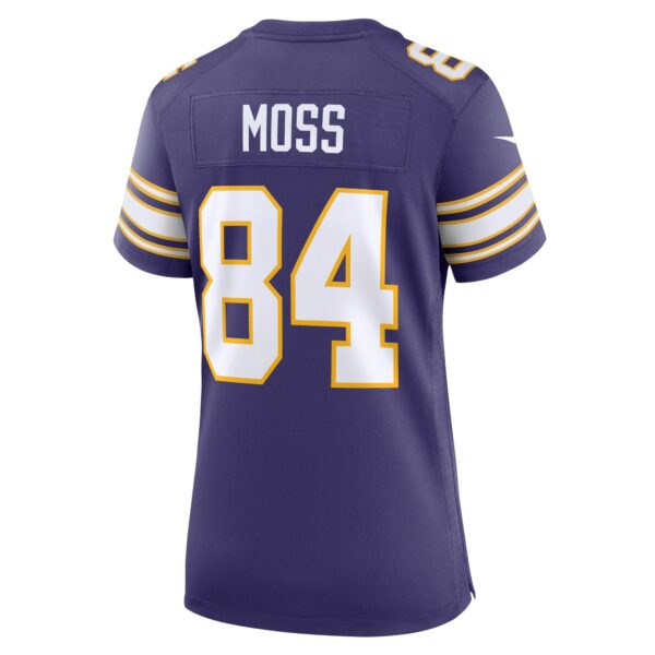 Women’s Minnesota Vikings Randy Moss Nike Purple Classic Retired Player Game Jersey