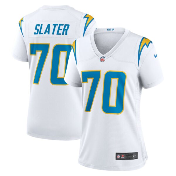 Women’s Los Angeles Chargers Rashawn Slater Nike White Game Jersey