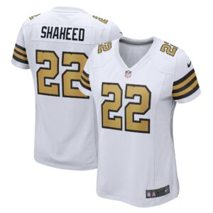 Women's New Orleans Saints Rashid Shaheed Nike White Alternate Game Jersey