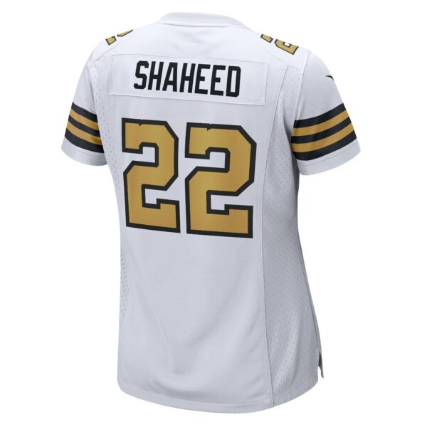 Women’s New Orleans Saints Rashid Shaheed Nike White Alternate Game Jersey