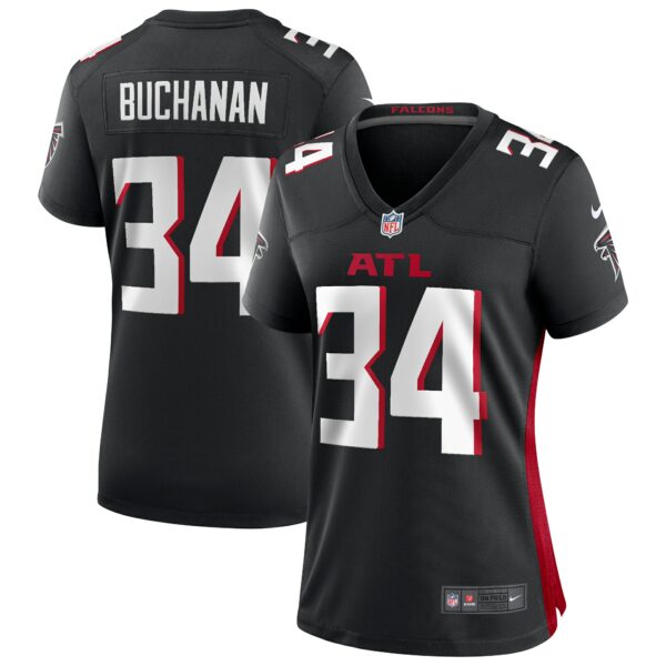 Women’s Atlanta Falcons Ray Buchanan Nike Black Game Retired Player Jersey