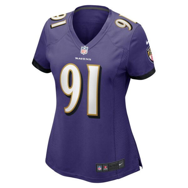 Women’s Baltimore Ravens Rayshad Nichols Nike Purple Game Player Jersey