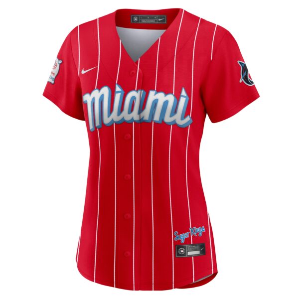 Women’s Miami Marlins Nike Red City Connect Replica Jersey