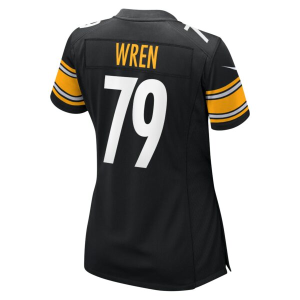 Women’s Pittsburgh Steelers Renell Wren Nike Black Game Jersey