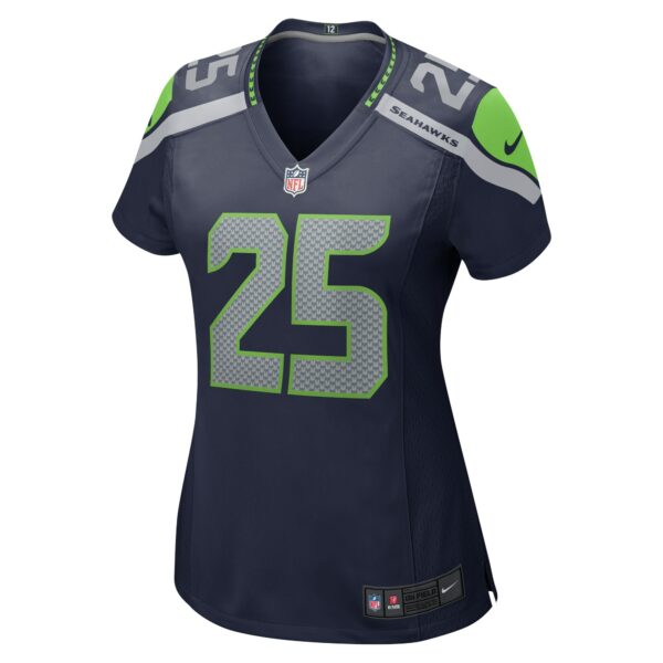 Women’s Seattle Seahawks Richard Sherman Nike College Navy Retired Game Jersey