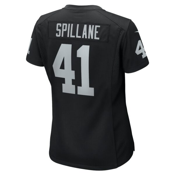 Women’s Las Vegas Raiders Robert Spillane Nike Black Game Player Jersey