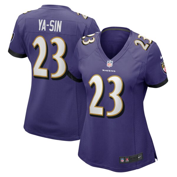 Women’s Baltimore Ravens Rock Ya-Sin Nike Purple Game Jersey