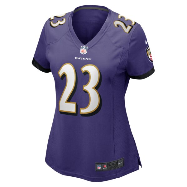 Women’s Baltimore Ravens Rock Ya-Sin Nike Purple Game Jersey