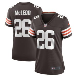 Women's Cleveland Browns Rodney McLeod Nike Brown Team Game Jersey