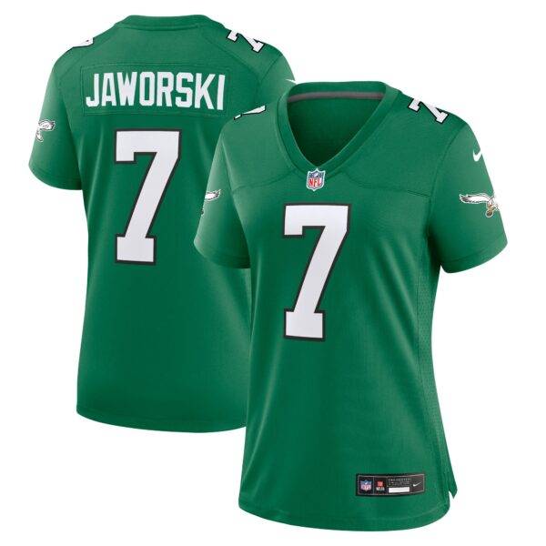 Women’s Philadelphia Eagles Ron Jaworski Nike Kelly Green Alternate Game Jersey