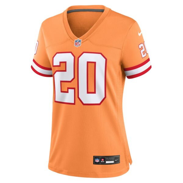 Women’s Tampa Bay Buccaneers Ronde Barber Nike Orange Throwback Game Jersey