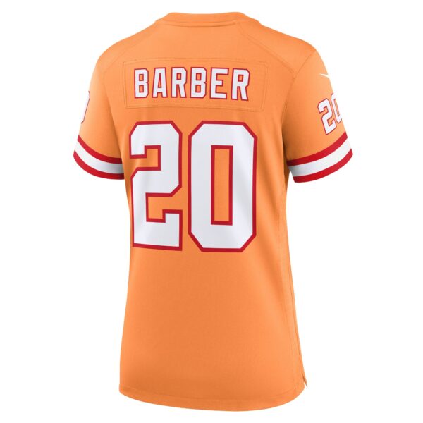 Women’s Tampa Bay Buccaneers Ronde Barber Nike Orange Throwback Game Jersey