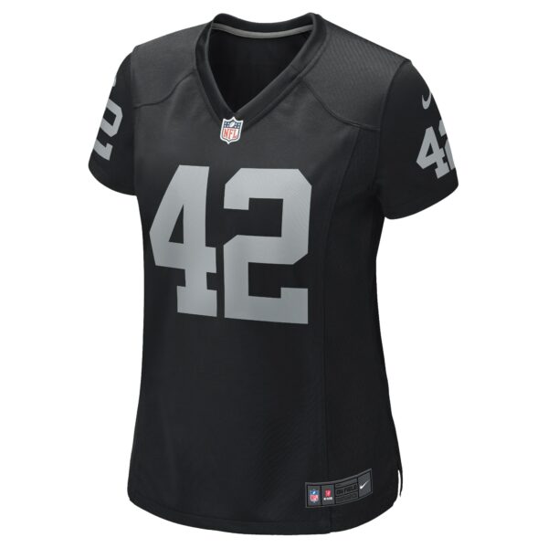 Women’s Las Vegas Raiders Ronnie Lott Nike Black Game Retired Player Jersey