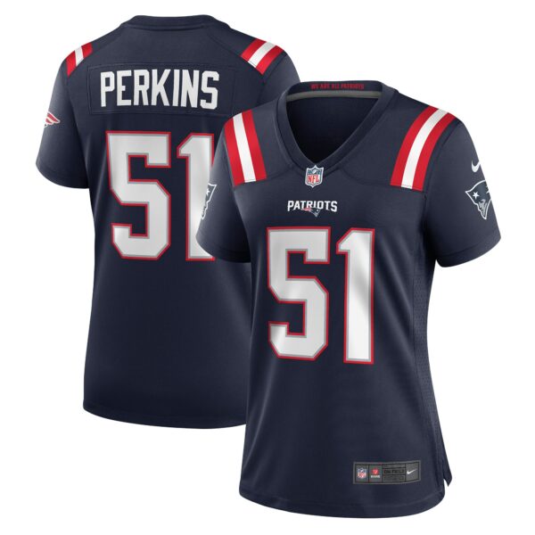 Women’s New England Patriots Ronnie Perkins Nike Navy Game Jersey