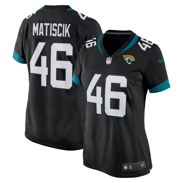 Women’s Jacksonville Jaguars Ross Matiscik Nike Black Game Jersey