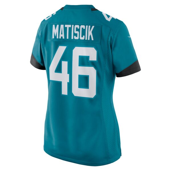 Women’s Jacksonville Jaguars Ross Matiscik Nike Teal Nike Game Jersey