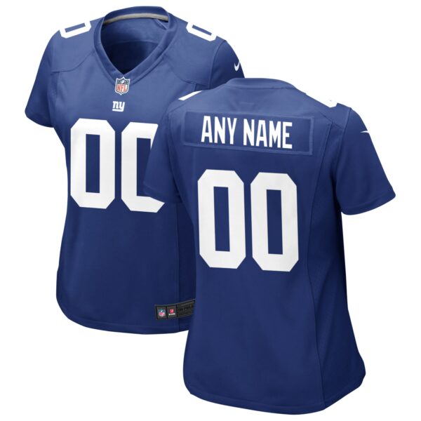 Women’s Nike Royal New York Giants Custom Jersey