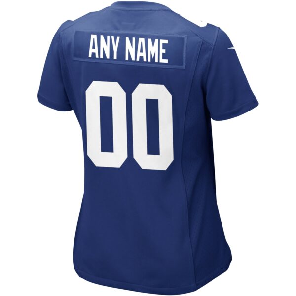 Women’s Nike Royal New York Giants Custom Jersey