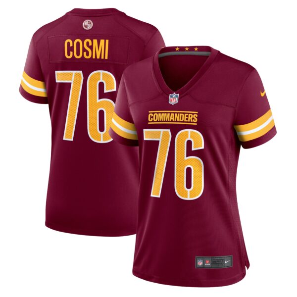 Women’s Washington Commanders Sam Cosmi Nike Burgundy Game Jersey