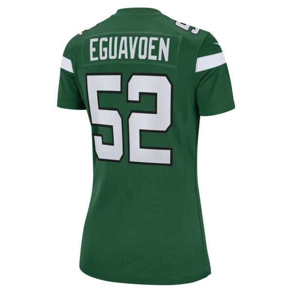 Women’s New York Jets Sam Eguavoen Nike Gotham Green Game Jersey