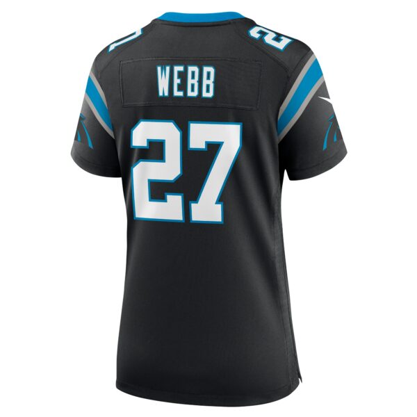 Women’s Carolina Panthers Sam Webb Nike Black Team Game Jersey