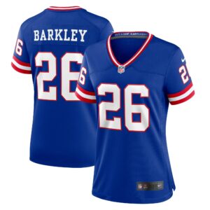 Women's New York Giants Saquon Barkley Nike Royal Player Jersey