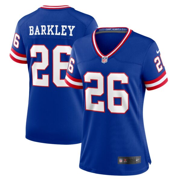 Women’s New York Giants Saquon Barkley Nike Royal Player Jersey