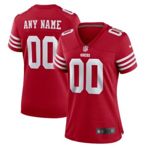 Women's San Francisco 49ers Nike Scarlet Game Custom Jersey