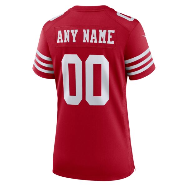 Women’s San Francisco 49ers Nike Scarlet Game Custom Jersey