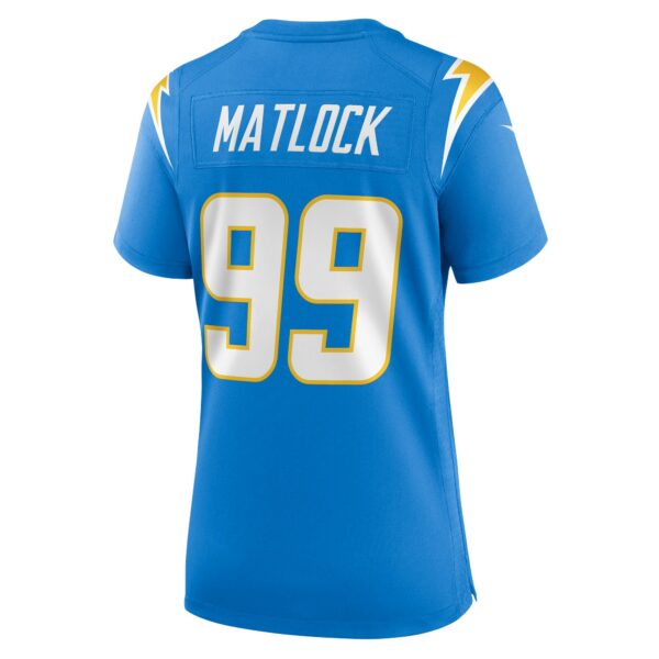 Women’s Los Angeles Chargers Scott Matlock Nike Powder Blue Team Game Jersey