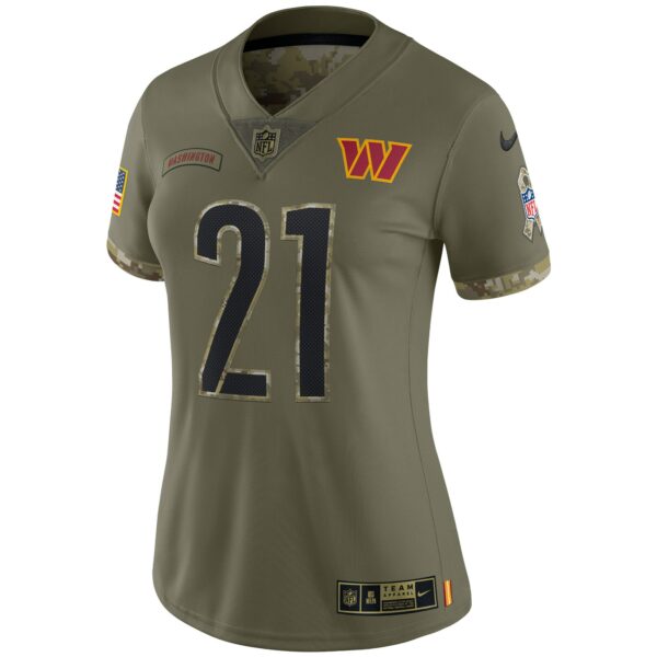 Women’s Washington Commanders Sean Taylor Nike Olive 2022 Salute To Service Retired Player Limited Jersey