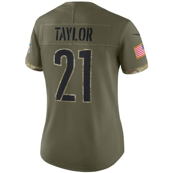 Women’s Washington Commanders Sean Taylor Nike Olive 2022 Salute To Service Retired Player Limited Jersey