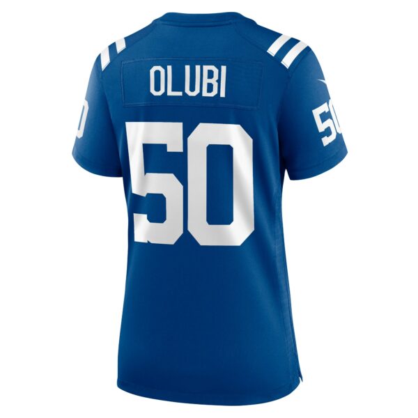 Women’s Indianapolis Colts Segun Olubi Nike Royal Game Player Jersey