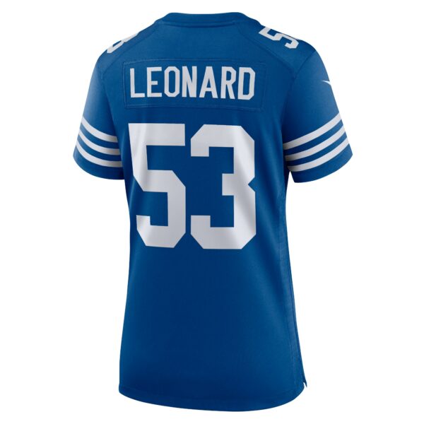 Women’s Indianapolis Colts Shaquille Leonard Nike Royal Alternate Game Jersey