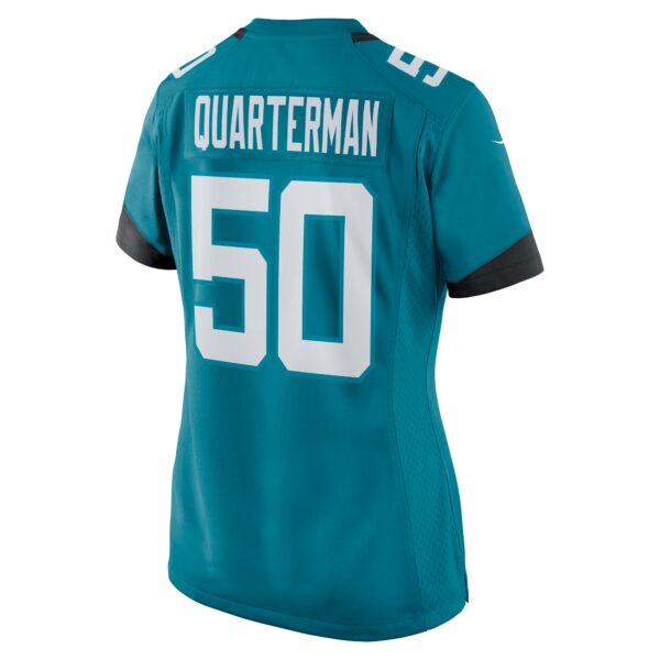 Women’s Jacksonville Jaguars Shaquille Quarterman Nike Teal Nike Game Jersey