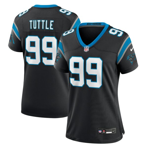 Women’s Carolina Panthers Shy Tuttle Nike Black Game Player Jersey