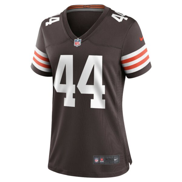 Women’s Cleveland Browns Sione Takitaki Nike Brown Game Jersey