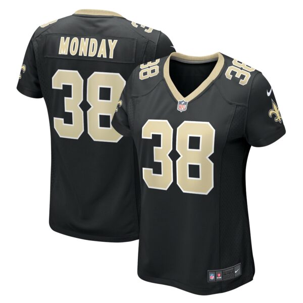 Women’s New Orleans Saints Smoke Monday Nike Black Game Player Jersey