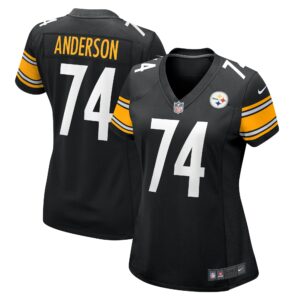 Women's Pittsburgh Steelers Spencer Anderson Nike Black Game Jersey